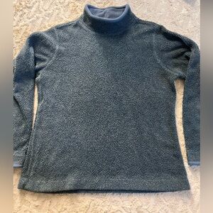 L.L. Bean Blue Turtleneck Sweater women’s size small